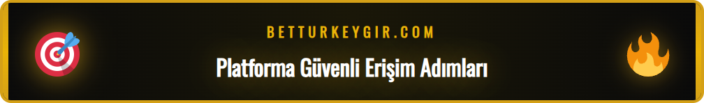 Bir kullanıcının Betturkey güncel adresine mobil cihazdan erişim sağlaması.