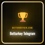 Betturkey Telegram kanalının logosu ve bir akıllı telefon ekranı